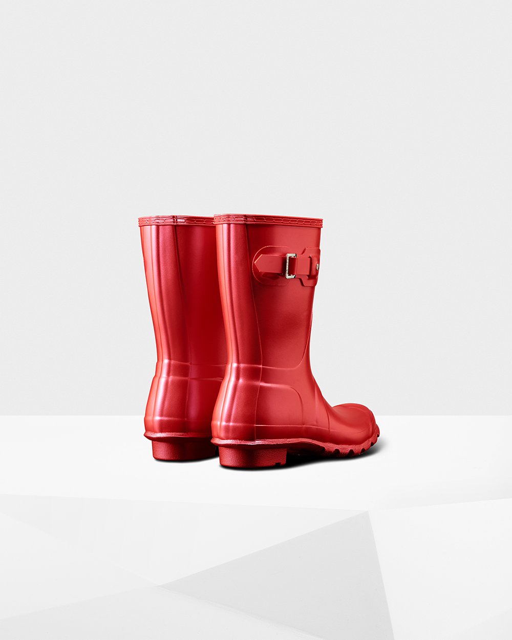 Women Hunter Original Nebula | Short Rain Boots Red | NZ-90643-ATGL